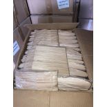 Contents to 3 x large boxes - Marked 'Wooden Cutlery and a large quantity of Wooden Knives' (box