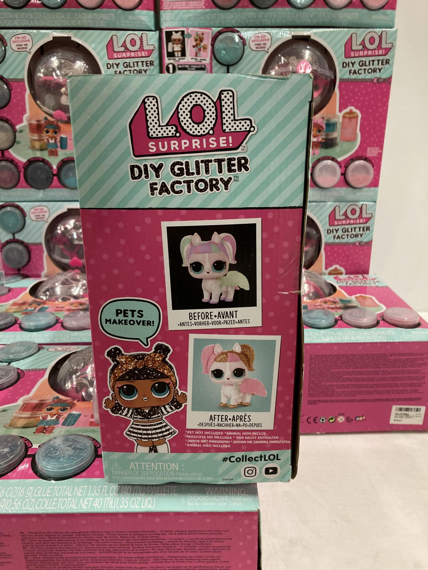 10 x LOL Surprise DIY Glitter Factory sets RRP £54. - Image 3 of 5