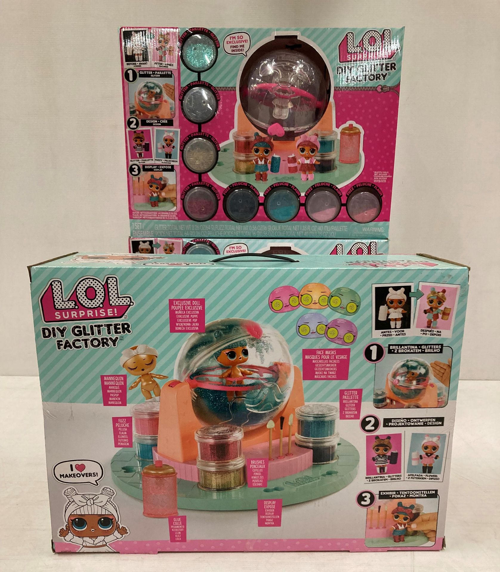 3 x LOL Surprise DIY Glitter Factory sets RRP £54. - Image 4 of 5