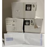 5 x boxes of 500 white C5 envelopes with window (saleroom location: H05)