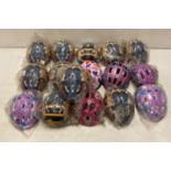 16 x assorted children's bicycle helmets (saleroom location: M06)