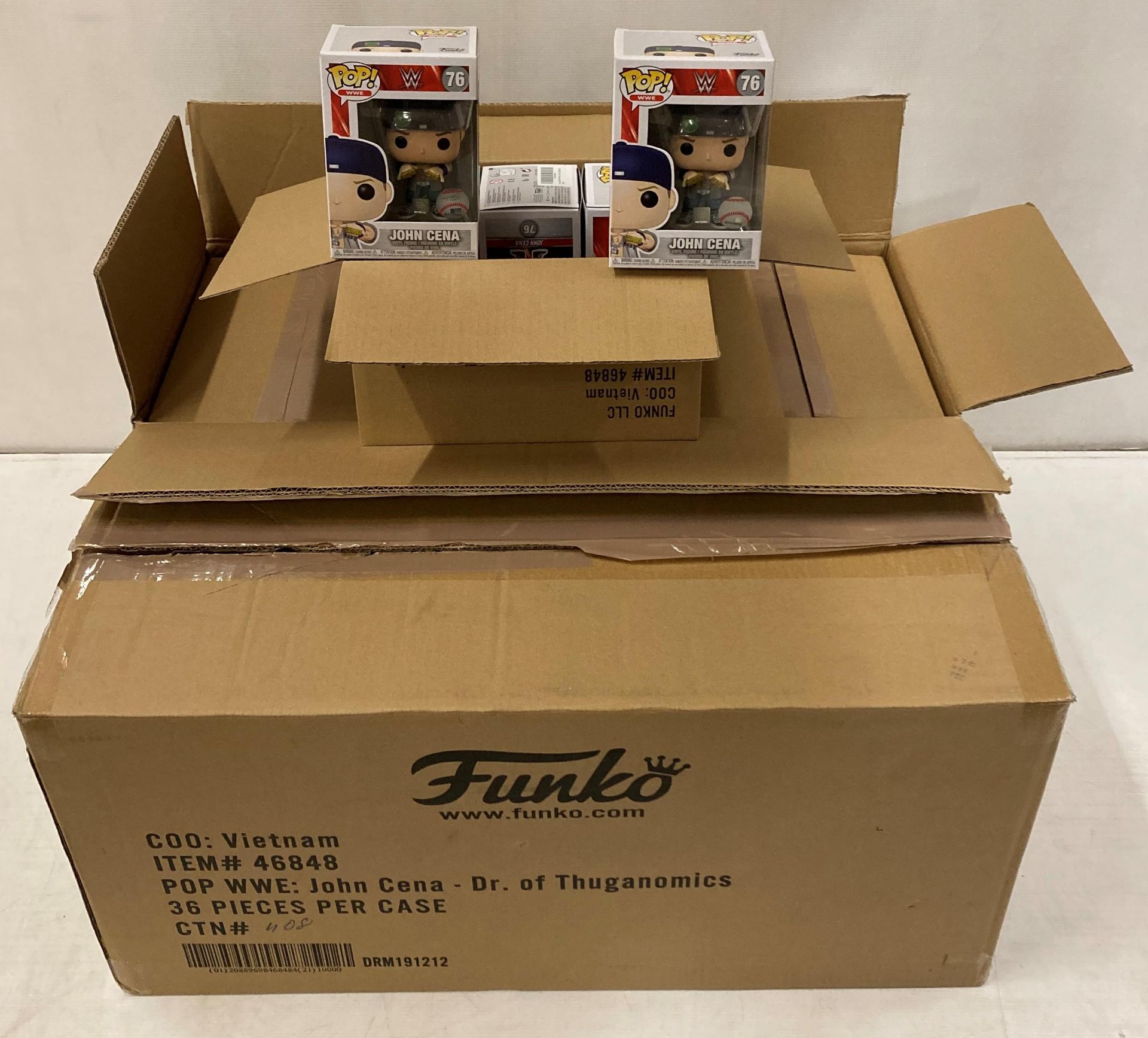 2 x Boxes of 36 x Funko POP! Figurine John Cena - Dr.