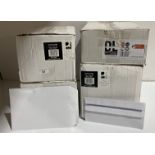 2 x boxes of 500 white self seal C5 envelopes no window,