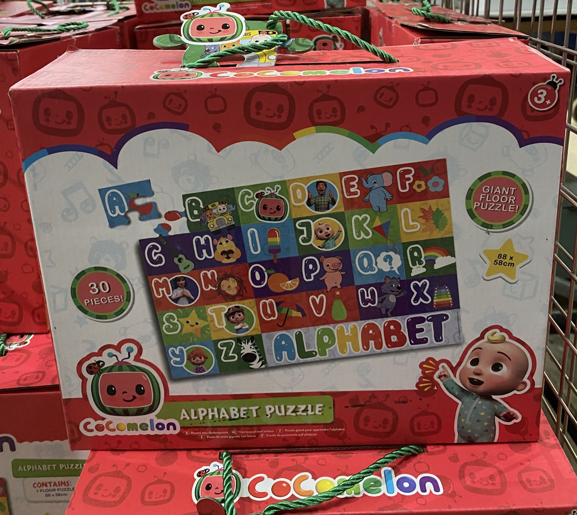 50 x Cocomelon Alphabet Puzzles giant floor puzzles (Located at premises in Wakefield)