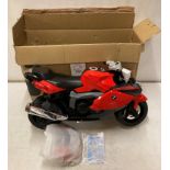 WBL-TX S838RD battery-operated ride-on bike (boxed - sold as seen) (saleroom location: K05)