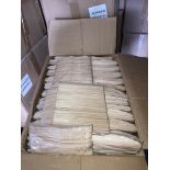 Contents to 3 x large boxes - Marked 'Wooden Cutlery and a large quantity of Wooden Knives' (box