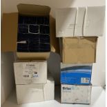 7 x boxes of 12 sleeves 240 sheets per sleeve C fold single ply paper hand towels (saleroom