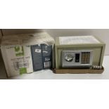 1 x new boxed electronic safe compact 10L for home/office/hotel with batteries and wall fixings