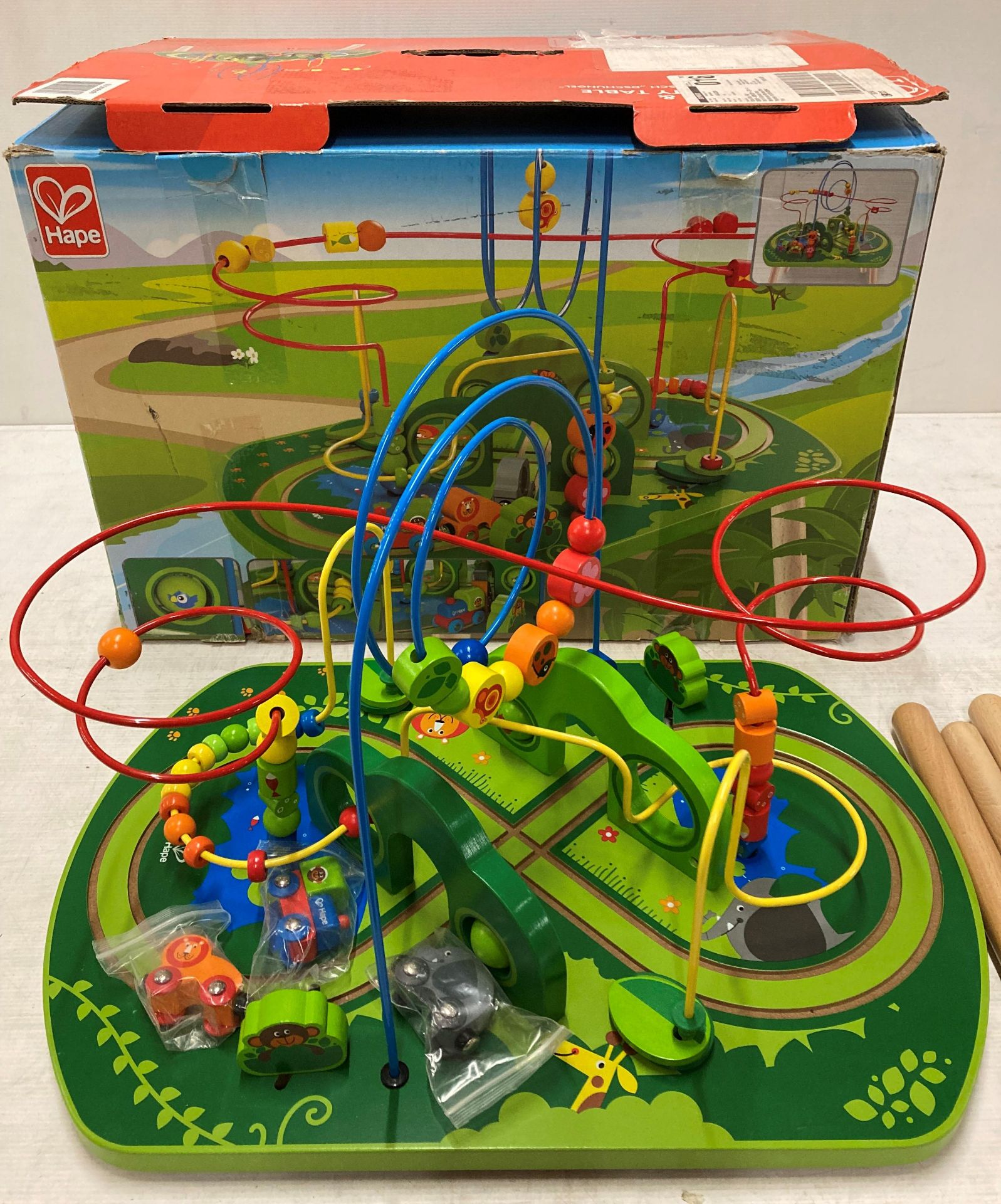 Hape Jungle Play & Train activity table set (boxed - sold as seen) (saleroom location: K05) - Image 2 of 2