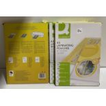 4 x packs of 100 each pack A3 laminating 75micron pouches anti static rounded corners (saleroom