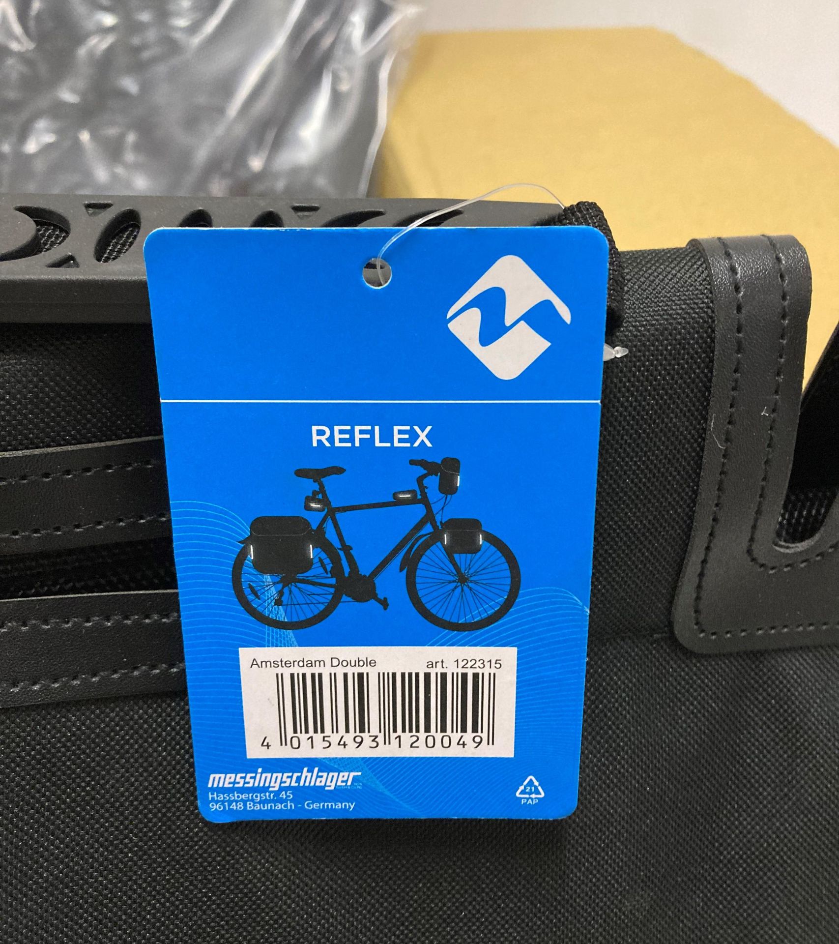 5 x black M-Wave Reflex bicycle pannier bags (saleroom location: L07) - Image 2 of 2