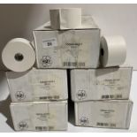 5 x boxes of 20 rolls each box single ply ticket/thermal/cash register receipt rolls 44x80x17mm