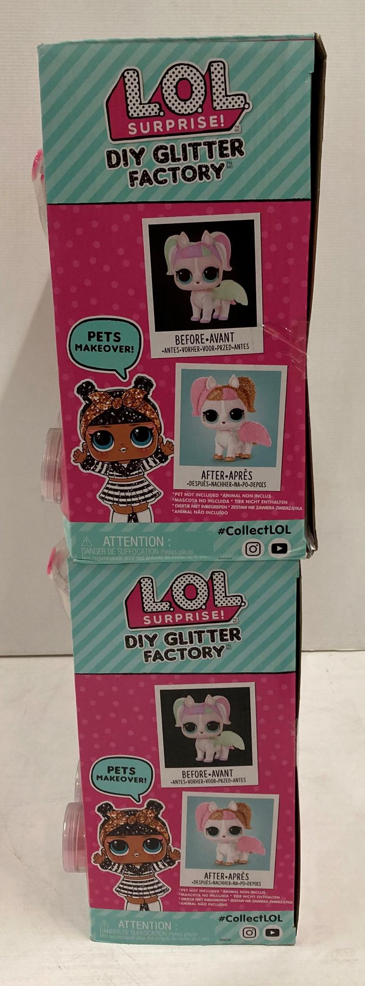 2 x LOL Surprise DIY Glitter Factory sets RRP £54. - Image 4 of 5