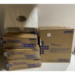 6 x new boxed Kimberley Clark Aquarius jumbo toilet roll dispensers 6991000 midi jumbo non stop