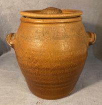 A salt-glazed crock by Errington Reay & Co Ltd Bardon Mill,