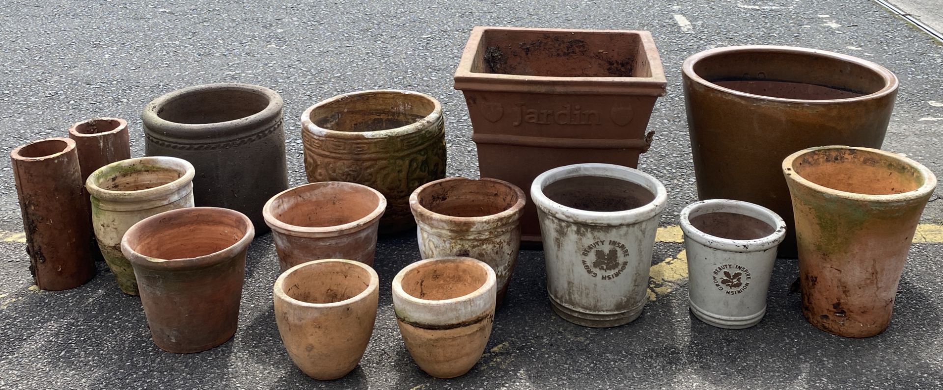 13 x assorted plant pots, - Image 3 of 9
