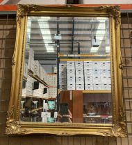 Gilt framed mirror,