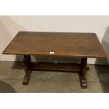 Solid oak coffee table,