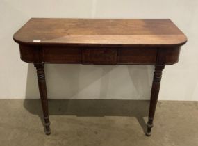 A mahogany hall table,