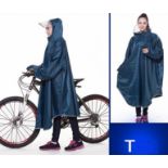 2 x bike ponchos - one red,