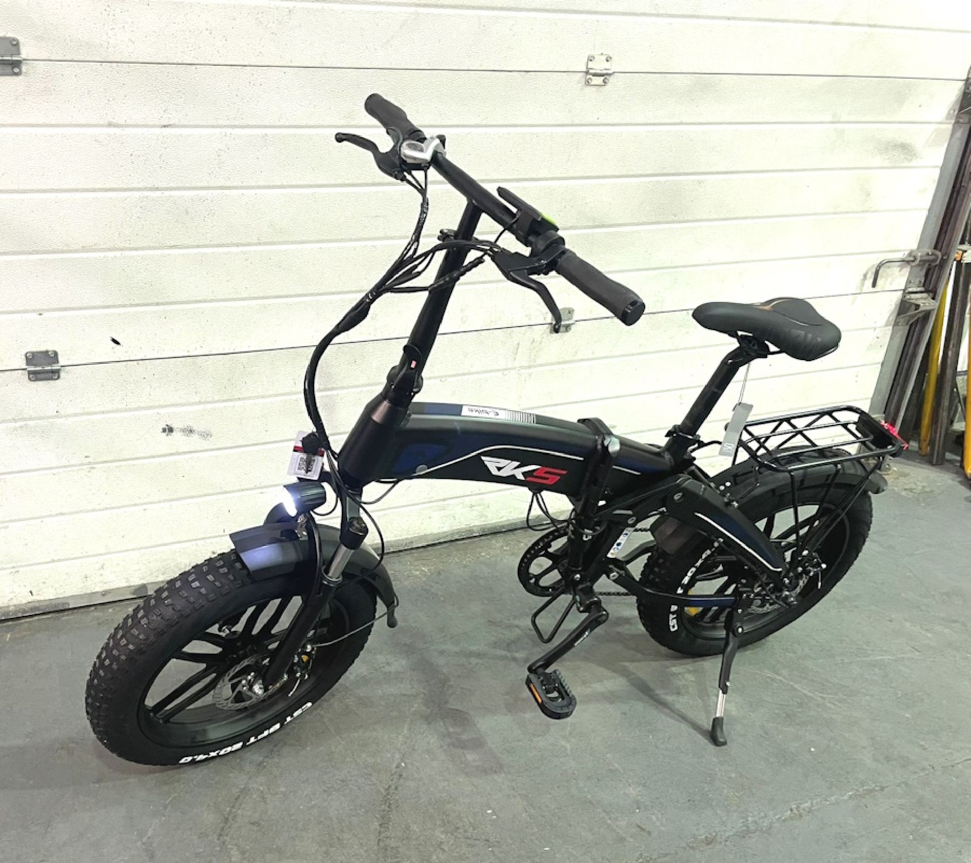 RKS RD 5 folding e-bike, blue with black, - Image 4 of 7