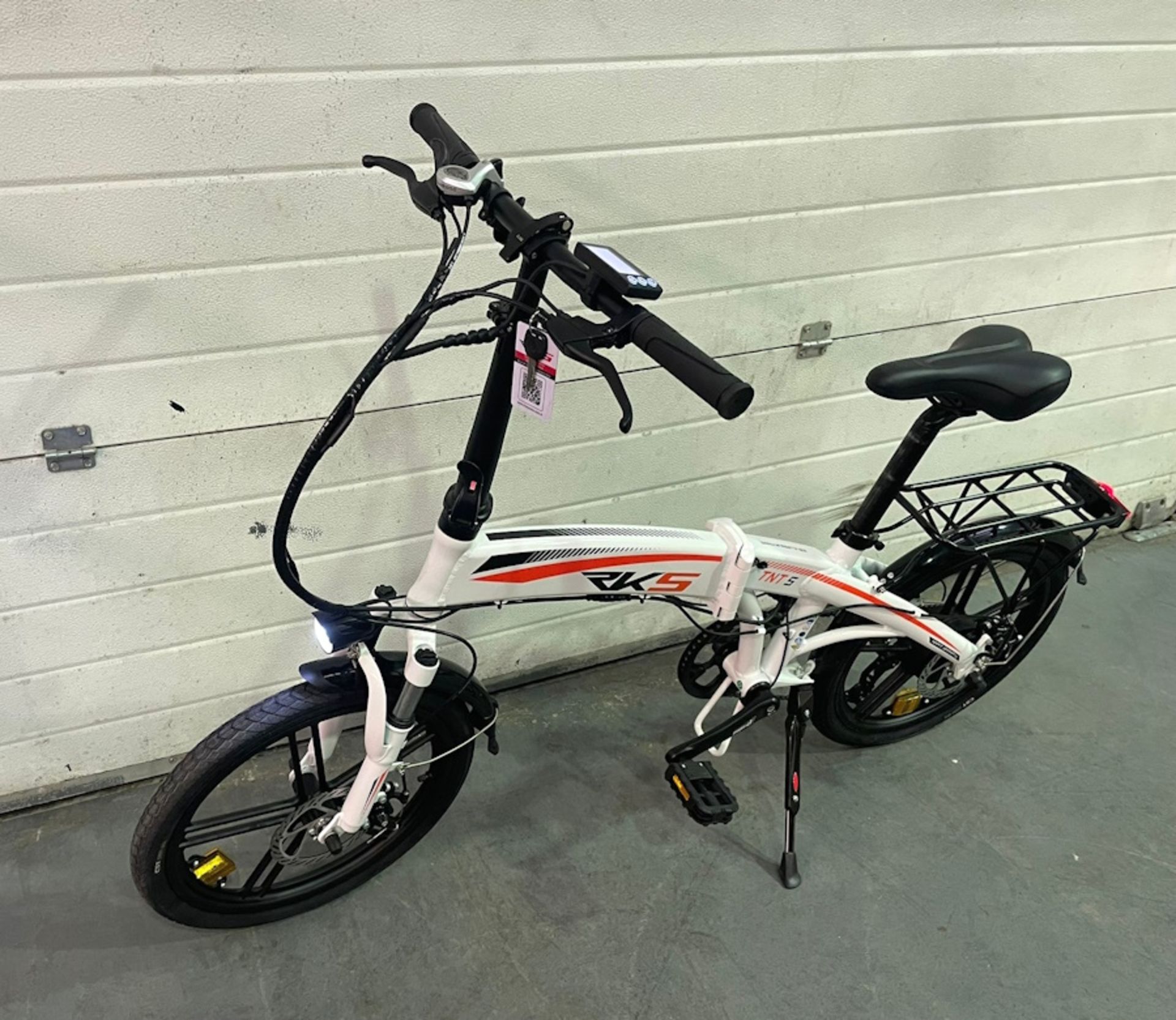 RKS TNT 5 Pro folding e-bike, white, - Image 3 of 6