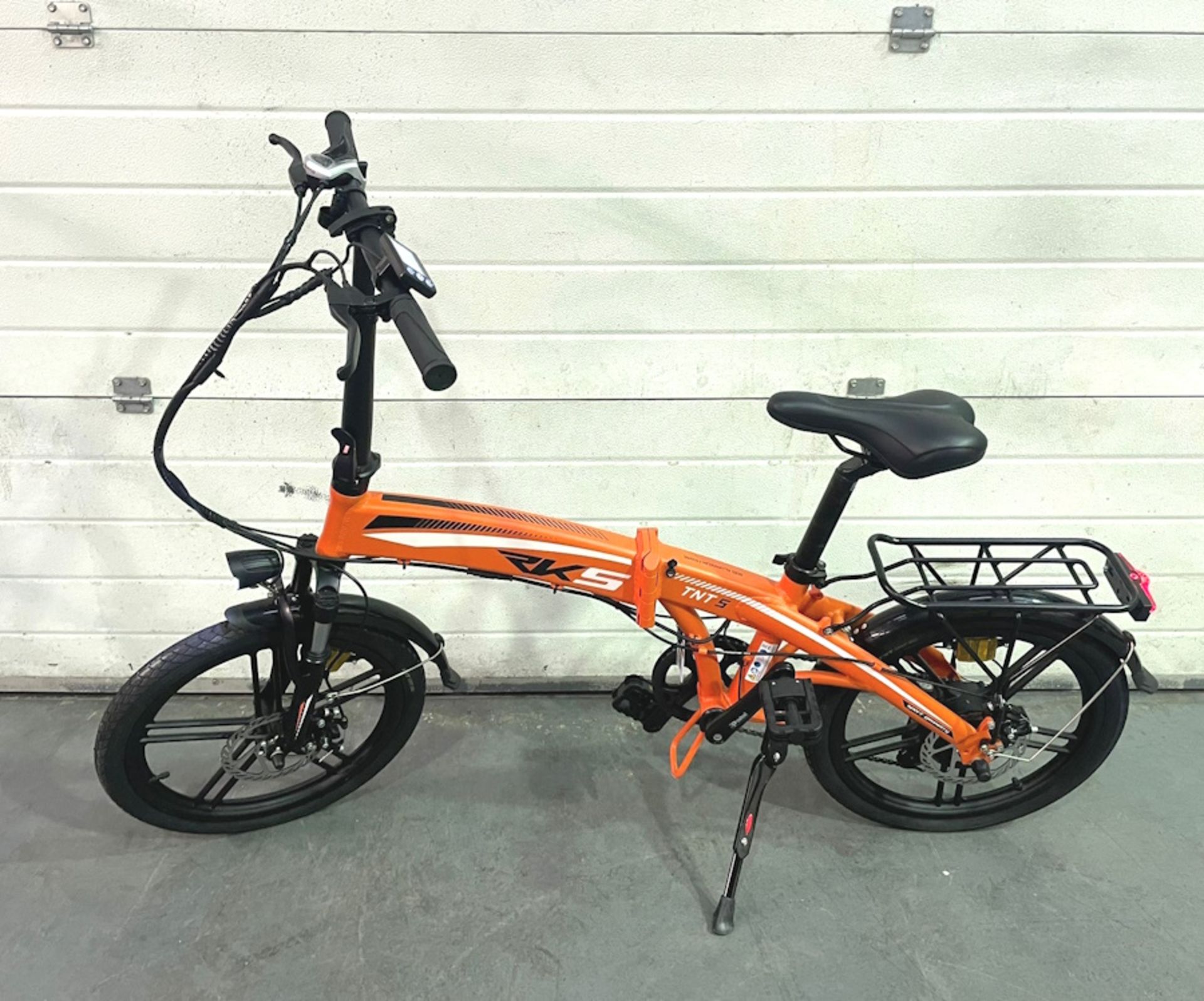 RKS TNT 5 Pro folding e-bike, orange, - Image 3 of 6