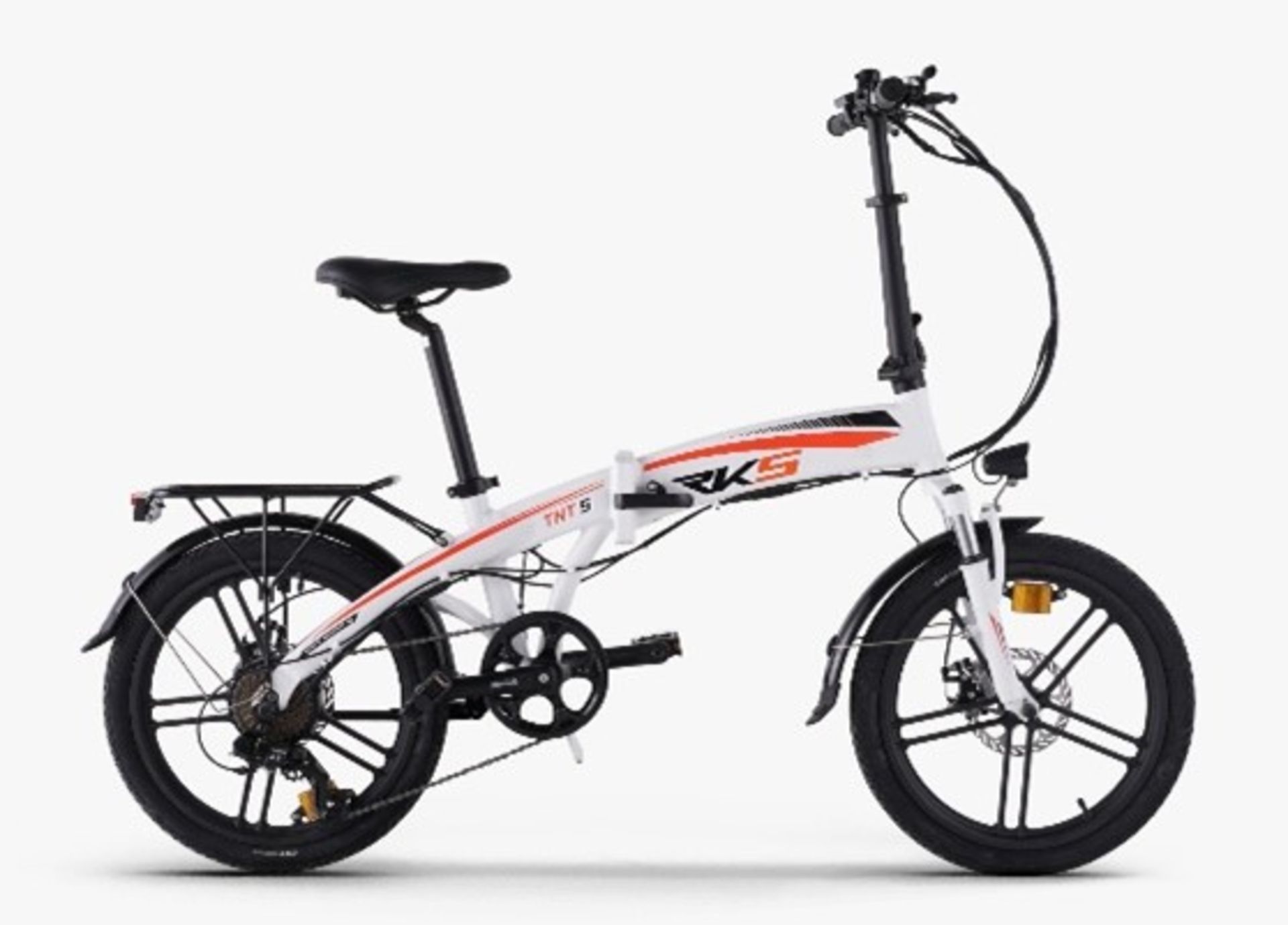 RKS TNT 5 Pro folding e-bike, white,