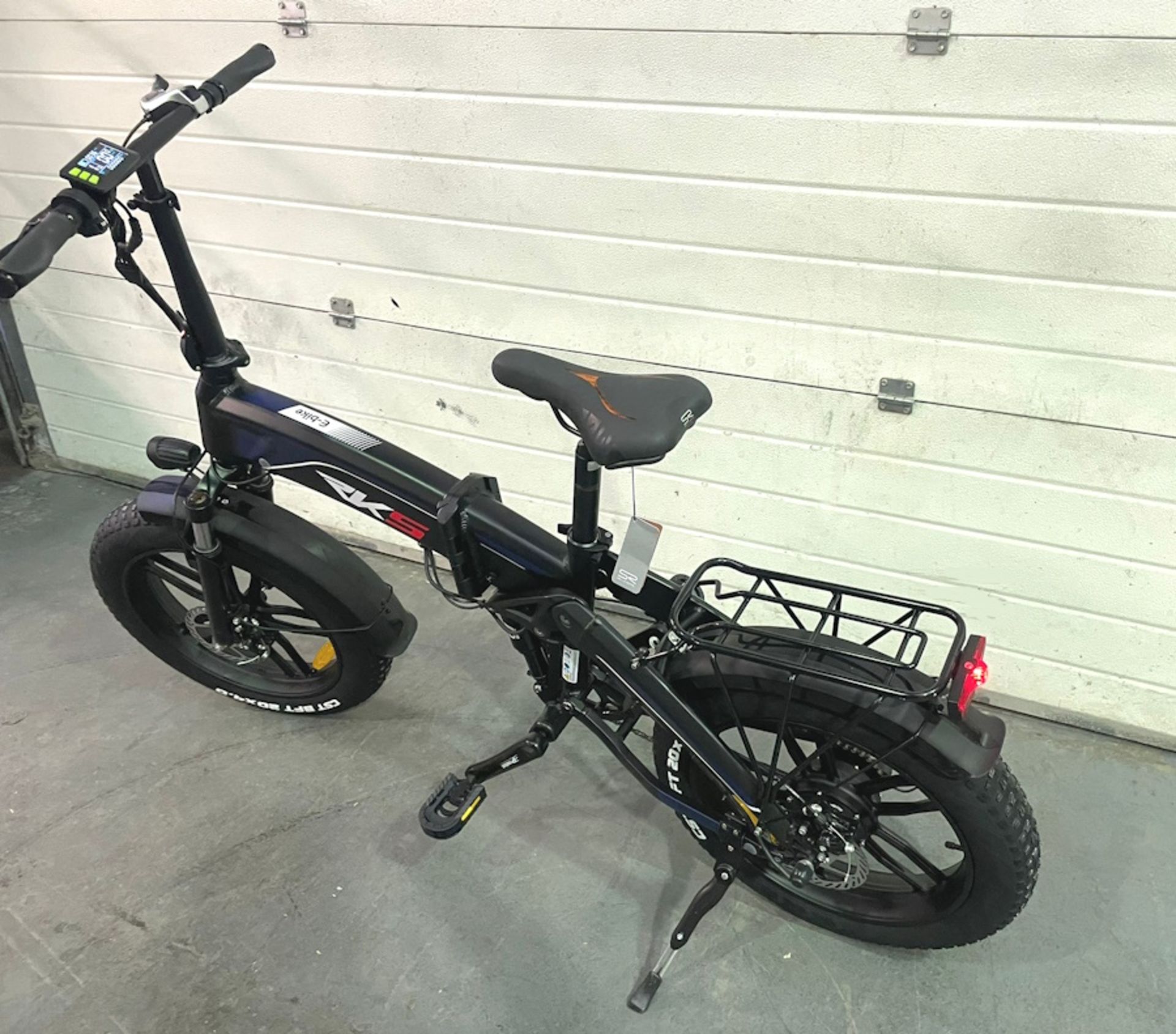 RKS RD 5 folding e-bike, blue with black, - Image 6 of 7