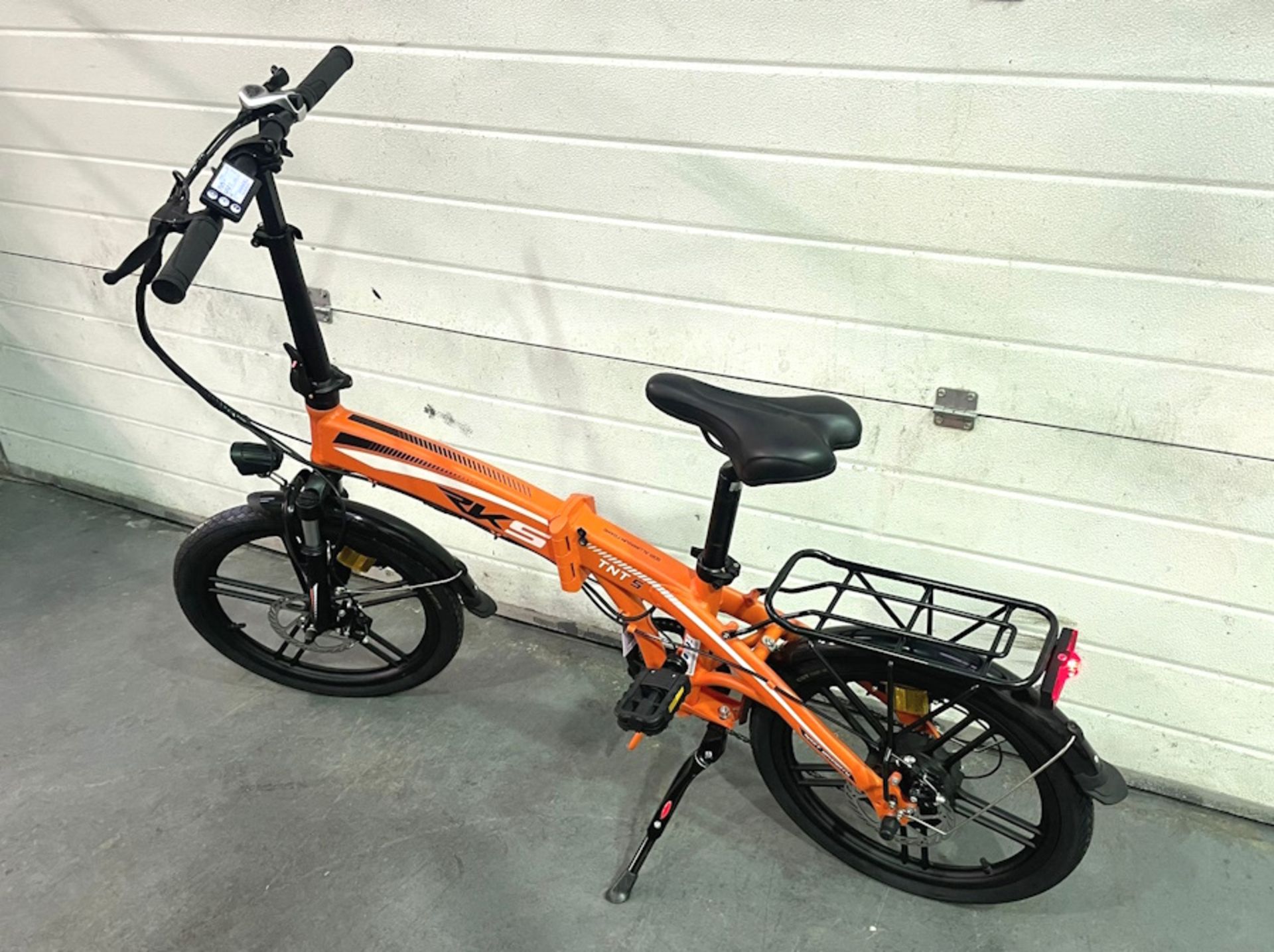 RKS TNT 5 Pro folding e-bike, orange, - Image 5 of 6