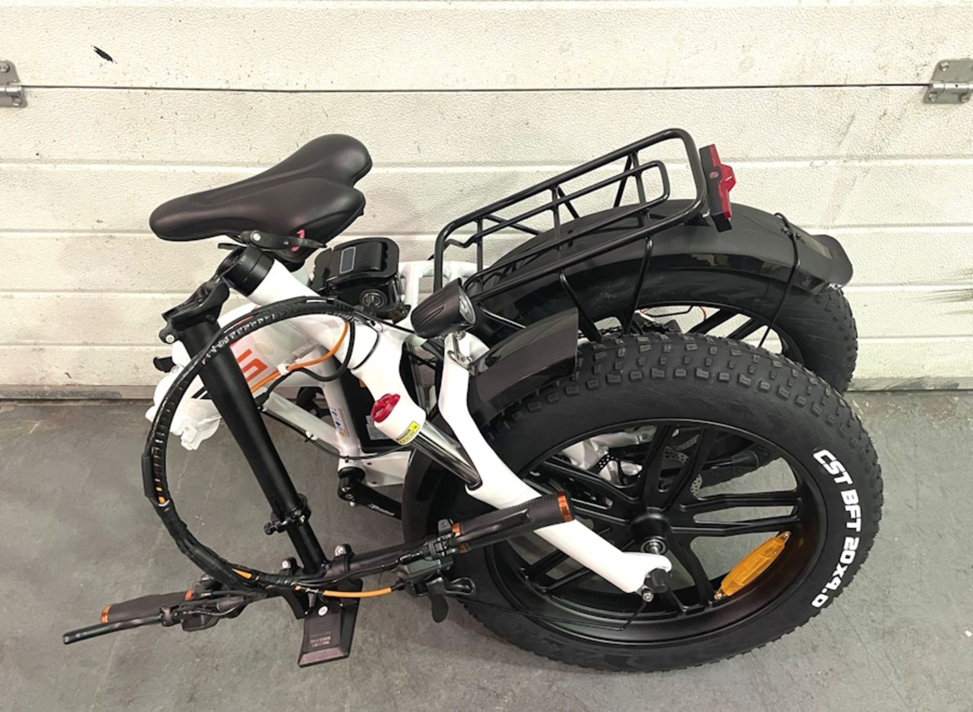 RKS RS IV folding e-bike, gloss white, - Image 5 of 6