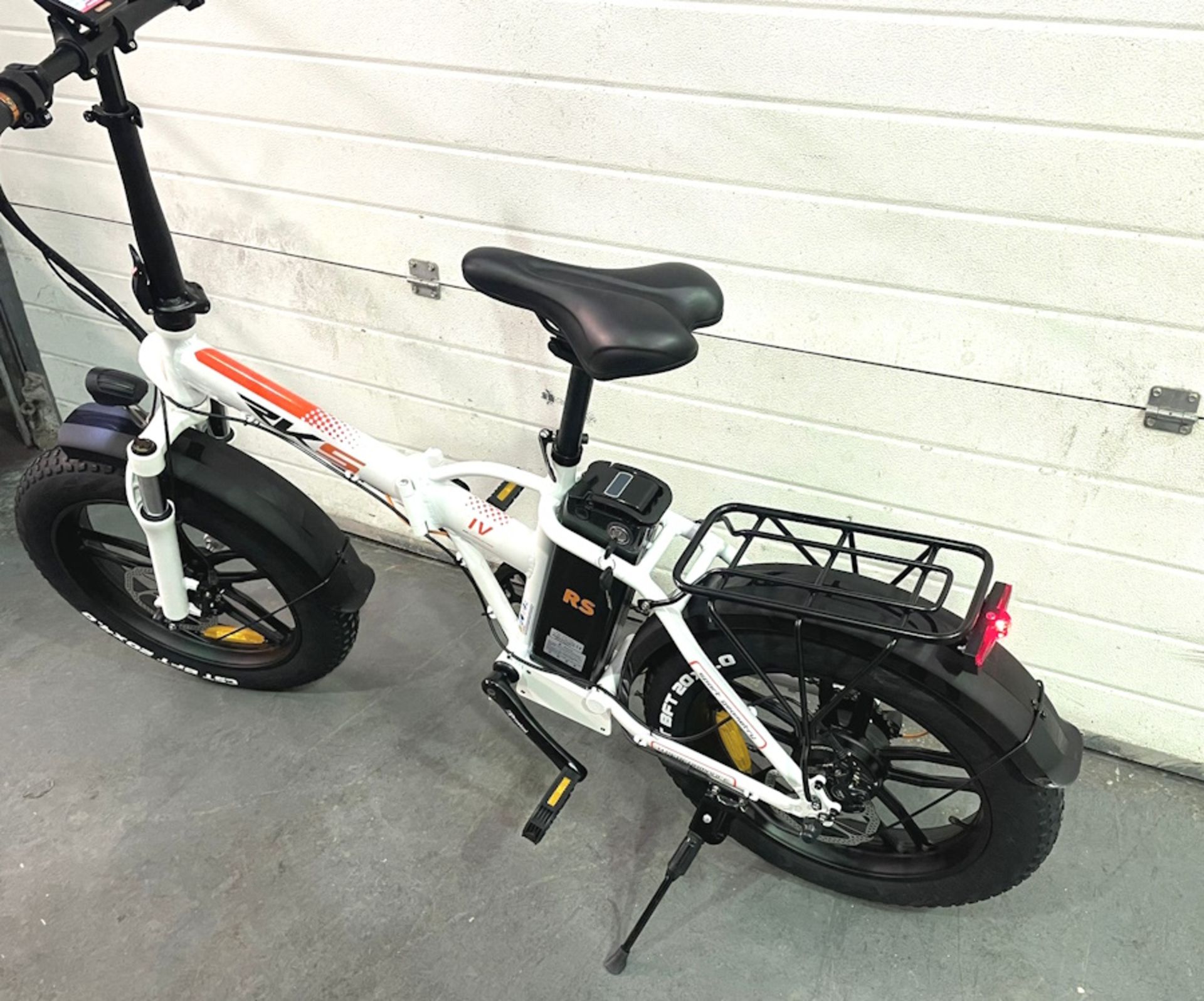 RKS RS IV folding e-bike, gloss white, - Image 5 of 6