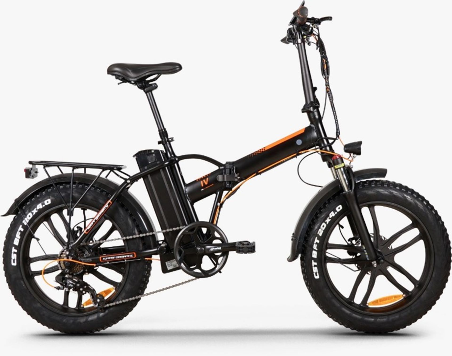 RKS RS IV folding e-bike, matte black,