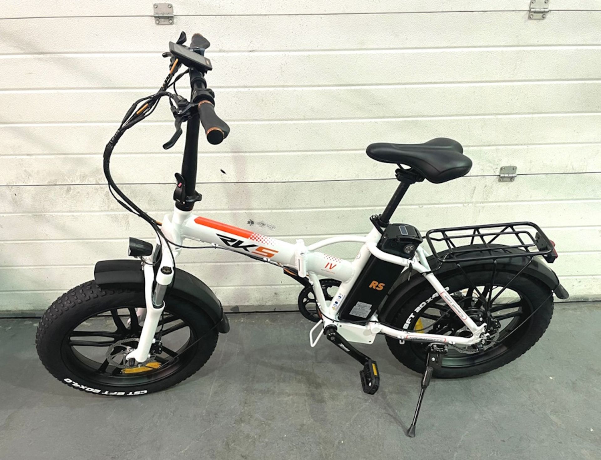 RKS RS IV folding e-bike, gloss white, - Image 3 of 6