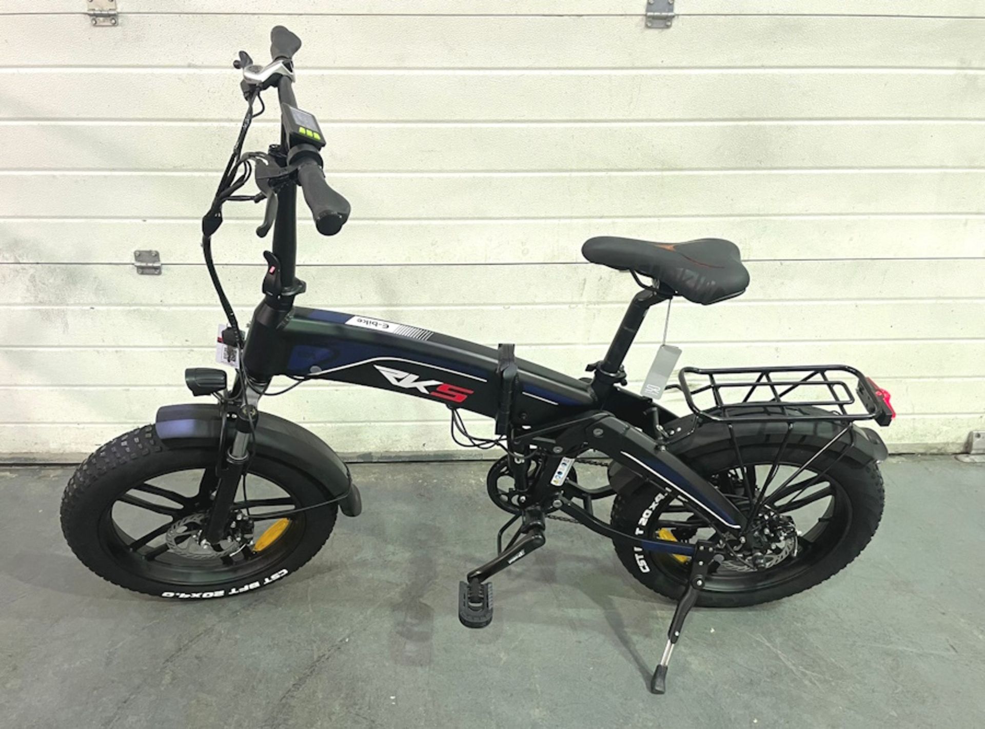 RKS RD 5 folding e-bike, blue with black, - Image 5 of 7