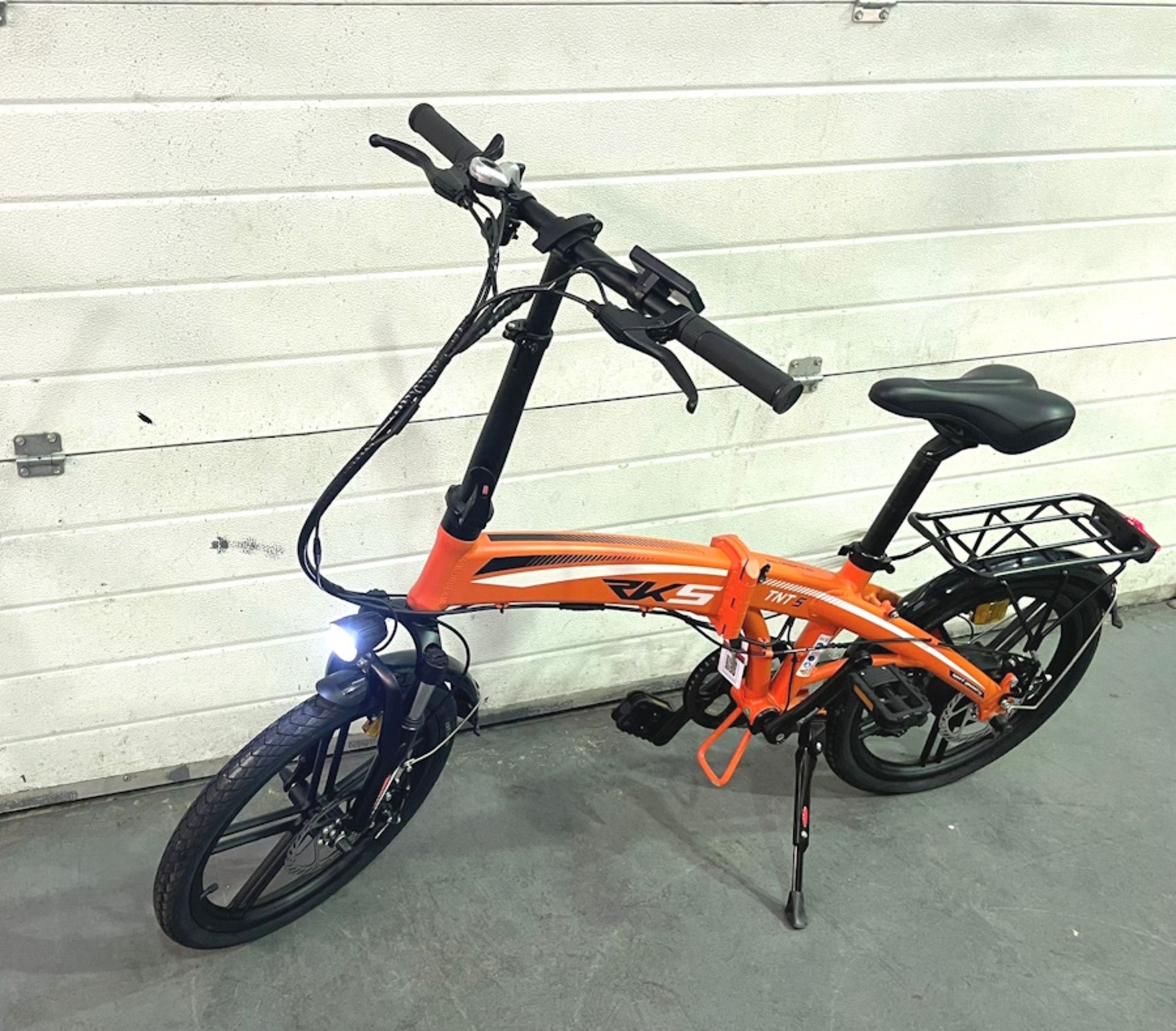 RKS TNT 5 Pro folding e-bike, orange, - Image 4 of 6