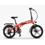 RKS TNT 5 Pro folding e-bike, orange,