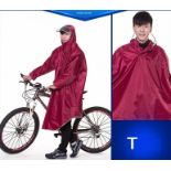 4 x bike ponchos - two red,