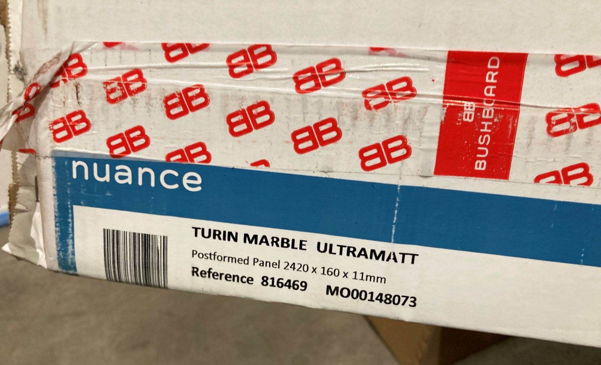 3 x Nuance Turin marble ultramatt preformed panel 2420mmx 160mm x 11mm and 1 2420mm x 580mm x11mm