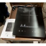 IsEasy WQ-9010 single induction hob 350mm x 280mm x 52mm boxed new (saleroom location: MA7 RACK)