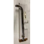 Chrome wall mounted shower arm new and boxed (saleroom location: N10)