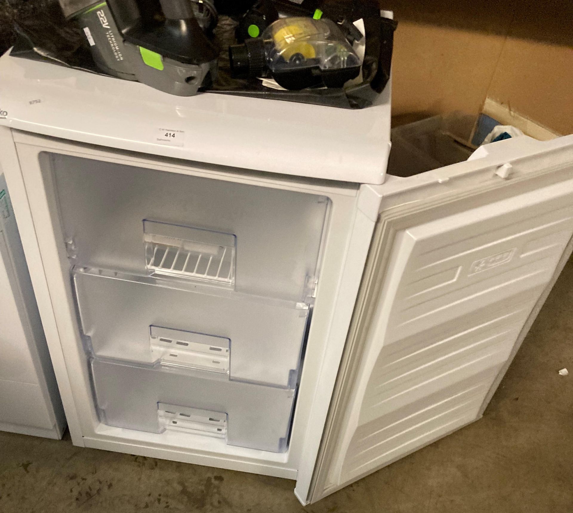 Beko under counter freezer (saleroom location: PO) - Image 2 of 2