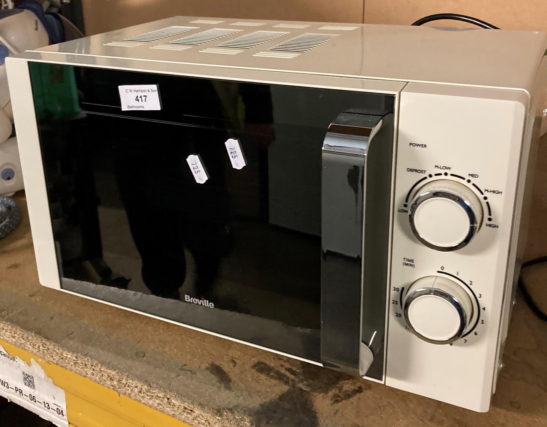 Breville microwave oven (saleroom location: PO)