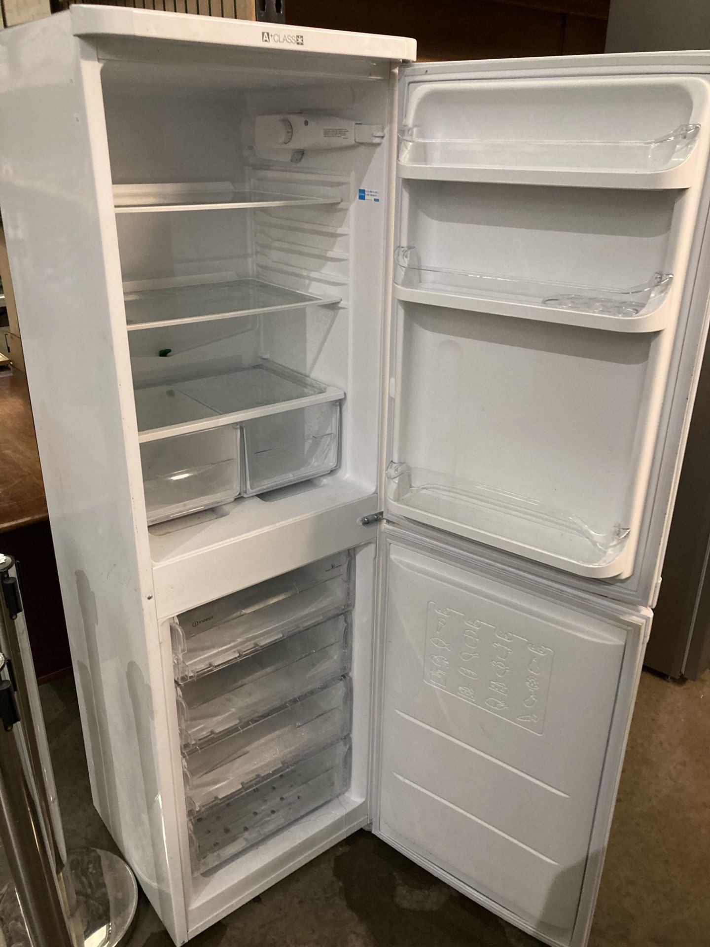 Indesit A+CLASS fridge freezer (saleroom location: PO) Further Information This item - Image 2 of 2