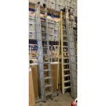 Zargres 36 rung aliminium triple extension ladder (saleroom location: OUT MEZ)