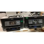 2 x Epson Workforce Pro WF-3720 printer copiers (saleroom location: J12)