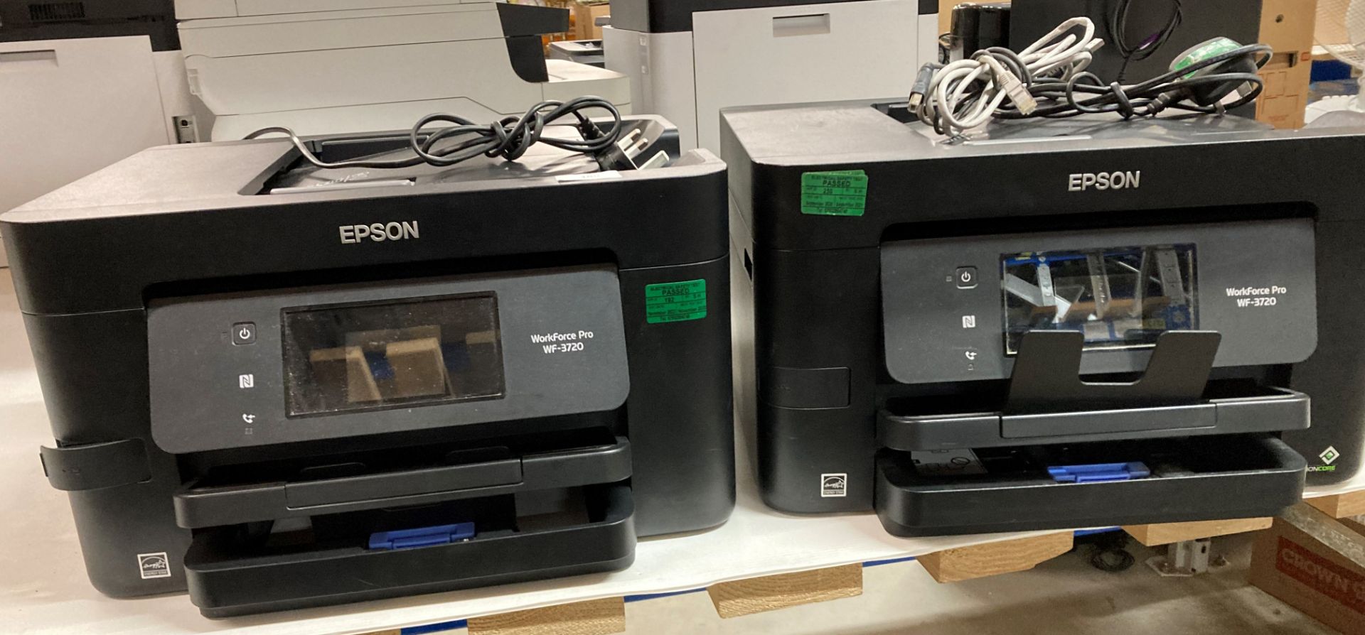 2 x Epson Workforce Pro WF-3720 printer copiers (saleroom location: J12)