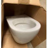 Crosswater svelte white porcelain wall mounted WC (saleroom location: AA08 FLOOR)
