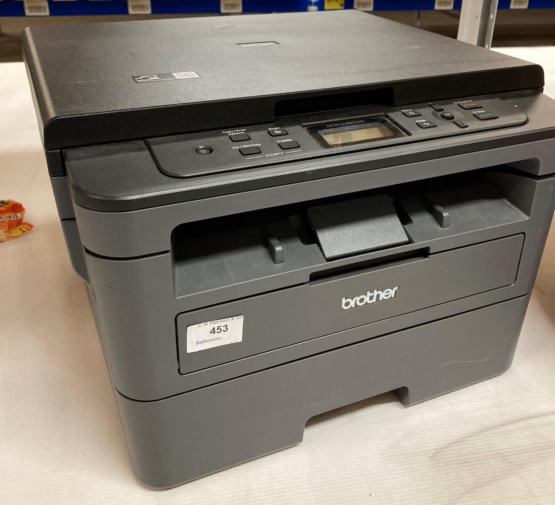 Brother DCP-L2510D all-in-one printer scanner copier complete with power lead (saleroom location: