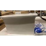 Heritage Dorchester 2 high/low ceramic w/c cistern in white complete with fittings (saleroom